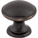 Top Knobs M1583 Emboss 1 1/4" Diameter Mushroom Cabinet Knob Tuscan Bronze