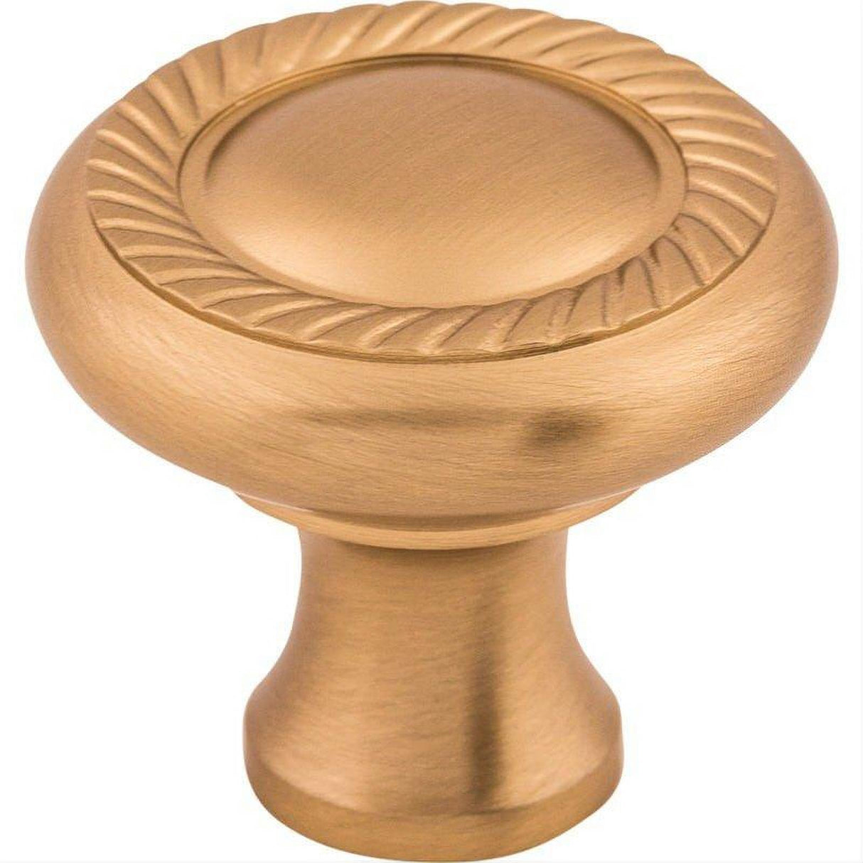 Top Knobs M1584 Swirl Cut 1 1/4" Diameter Mushroom Cabinet Knob Brushed Bronze