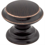 Top Knobs M1591 Flat Top 1 3/8" Diameter Mushroom Cabinet Knob Tuscan Bronze