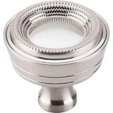 Top Knobs M1594 Beaded Cabinet Knob 1-5/16" Brushed Satin Nickel