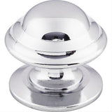 Top Knobs M1612 Empress 1 3/8" Diameter Mushroom Cabinet Knob Polished Chrome