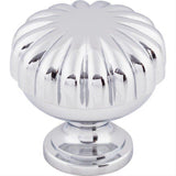 Top Knobs M1615 Melon 1 1/4" Diameter Mushroom Cabinet Knob Polished Chrome