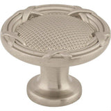Top Knobs M1617 Ribbon & Reed 1 1/4" Diameter Mushroom Cabinet Knob Brushed Satin Nickel