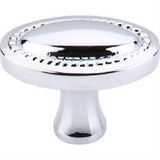 Top Knobs M1624 Oval Rope Cabinet Knob 1-1/4" Polished Chrome