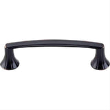 Top Knobs M1637 Rue Cabinet Pull 3-3/4" Center to Center Tuscan Bronze