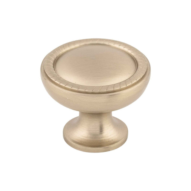 Top Knobs M1671 Emboss 1 1/4" Diameter Round Knob Brushed Bronze