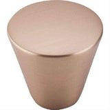 Top Knobs M1677 Cone Cabinet Knob 1-1/16" Brushed Bronze