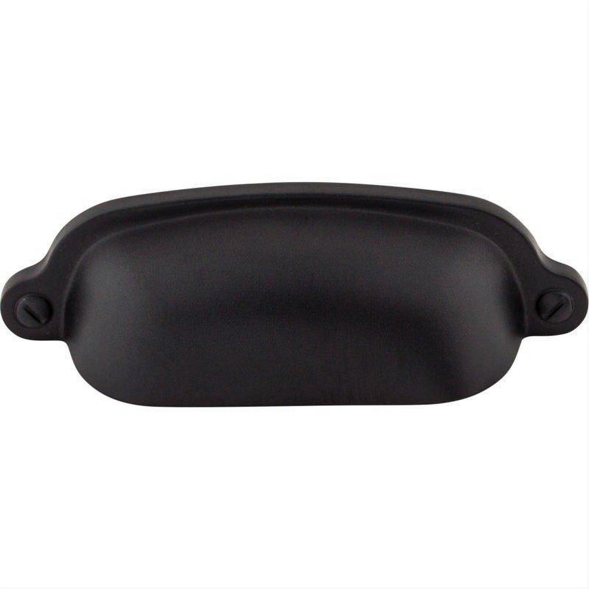 Top Knobs M1684 Charlotte 2 9/16" Center to Center Cup Pull Flat Black