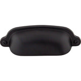 Top Knobs M1684 Charlotte 2 9/16" Center to Center Cup Pull Flat Black