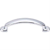 Top Knobs M1694 Arendal Cabinet Pull 3" Center to Center Polished Chrome
