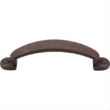Top Knobs M1696 Arendal Cabinet Pull 3" Center to Center Patina Rouge