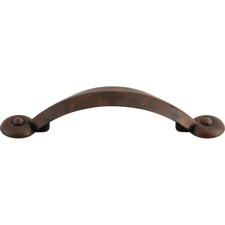 Top Knobs M1729 Angle 3" Center to Center Bar Pull Patina Rouge