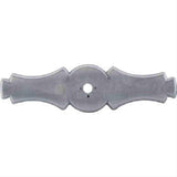 Top Knobs M172 Celtic Backplate 3-5/8" Pewter Light
