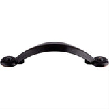 Top Knobs M1723 M17 Angle 3" Center to Center Arched Cabinet Pull Tuscan Bronze