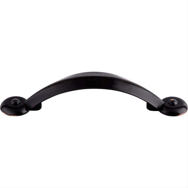 Top Knobs M1723 M17 Angle 3" Center to Center Arched Cabinet Pull Tuscan Bronze