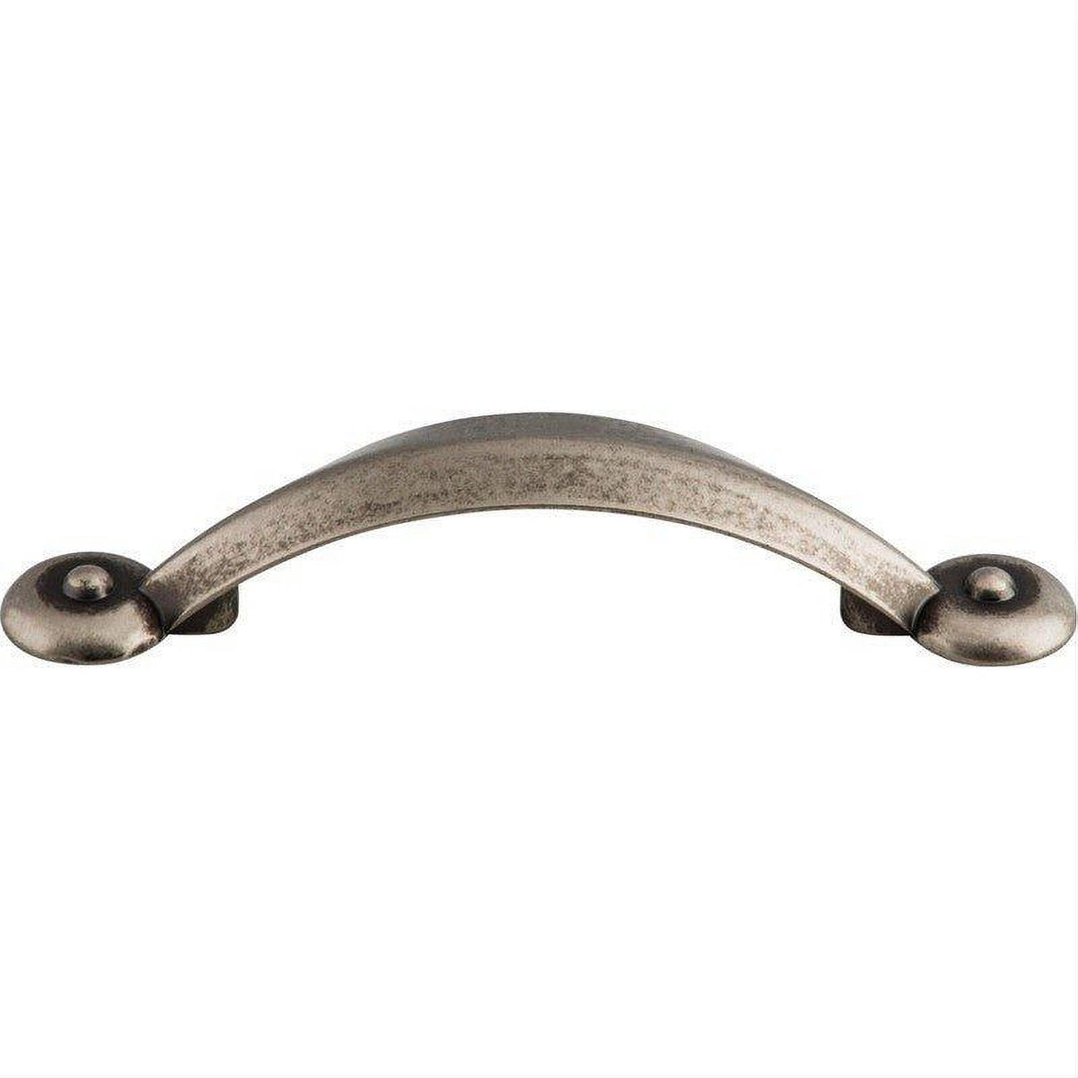 Top Knobs M1732 M17 Angle 3" Center to Center Arched Cabinet Pull Pewter Antique