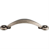 Top Knobs M1732 M17 Angle 3" Center to Center Arched Cabinet Pull Pewter Antique