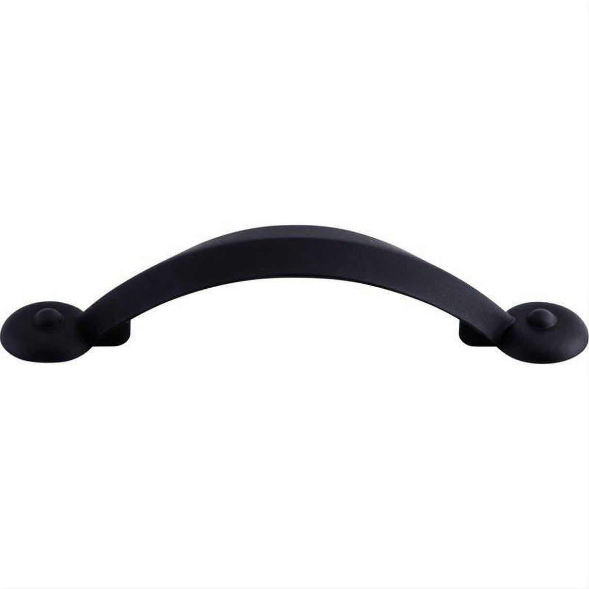 Top Knobs M1733 M17 Angle 3" Center to Center Arched Cabinet Pull Flat Black