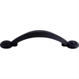 Top Knobs M1733 M17 Angle 3" Center to Center Arched Cabinet Pull Flat Black