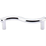 Top Knobs M1760 Spiral Cabinet Pull 3" Center to Center Polished Chrome