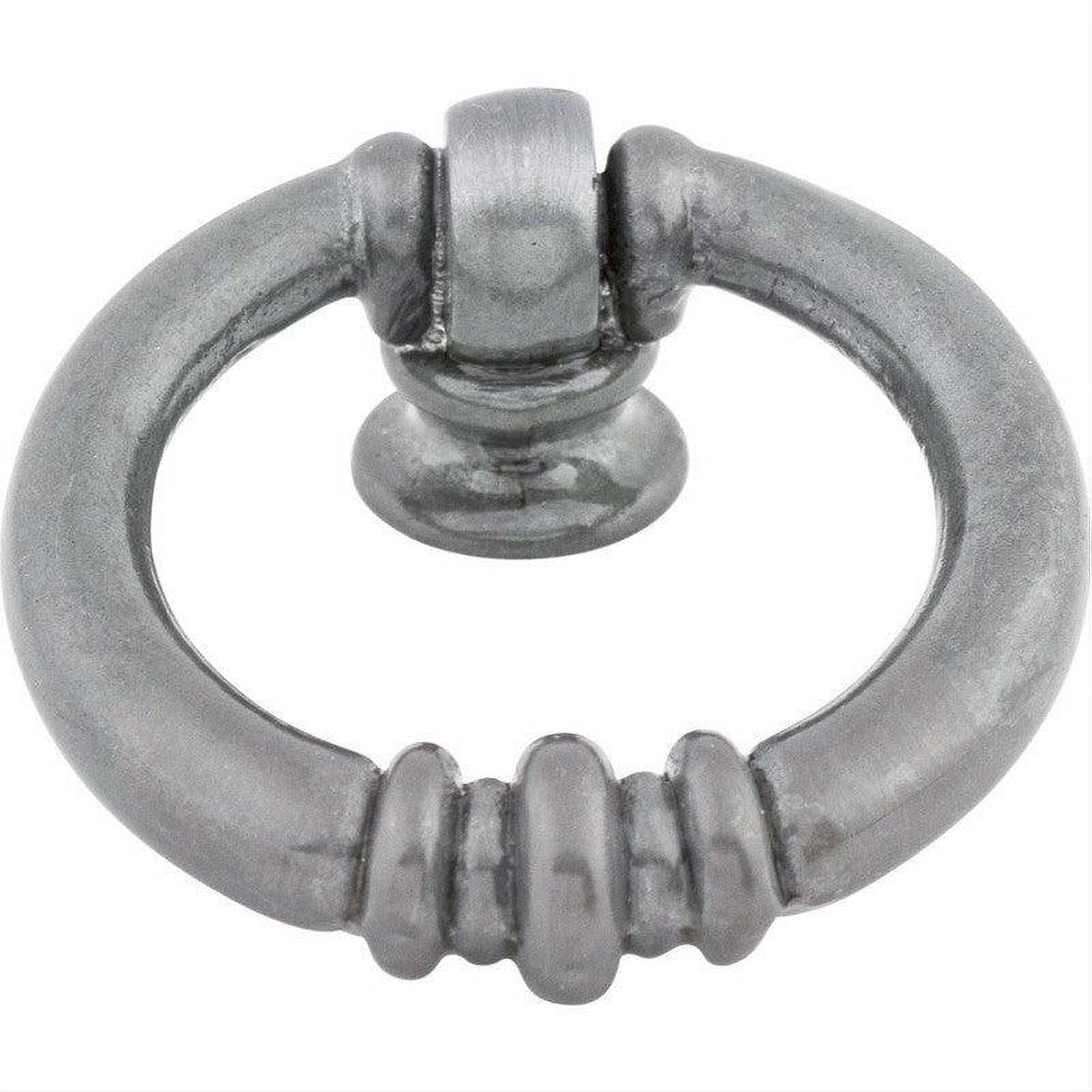 Top Knobs M177 Newton Ring 1 1/2" Ring Drop Pull Pewter Light