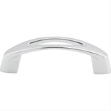 Top Knobs M1771 M17 Verona 3" Center to Center Arched Cabinet Pull Polished Chrome