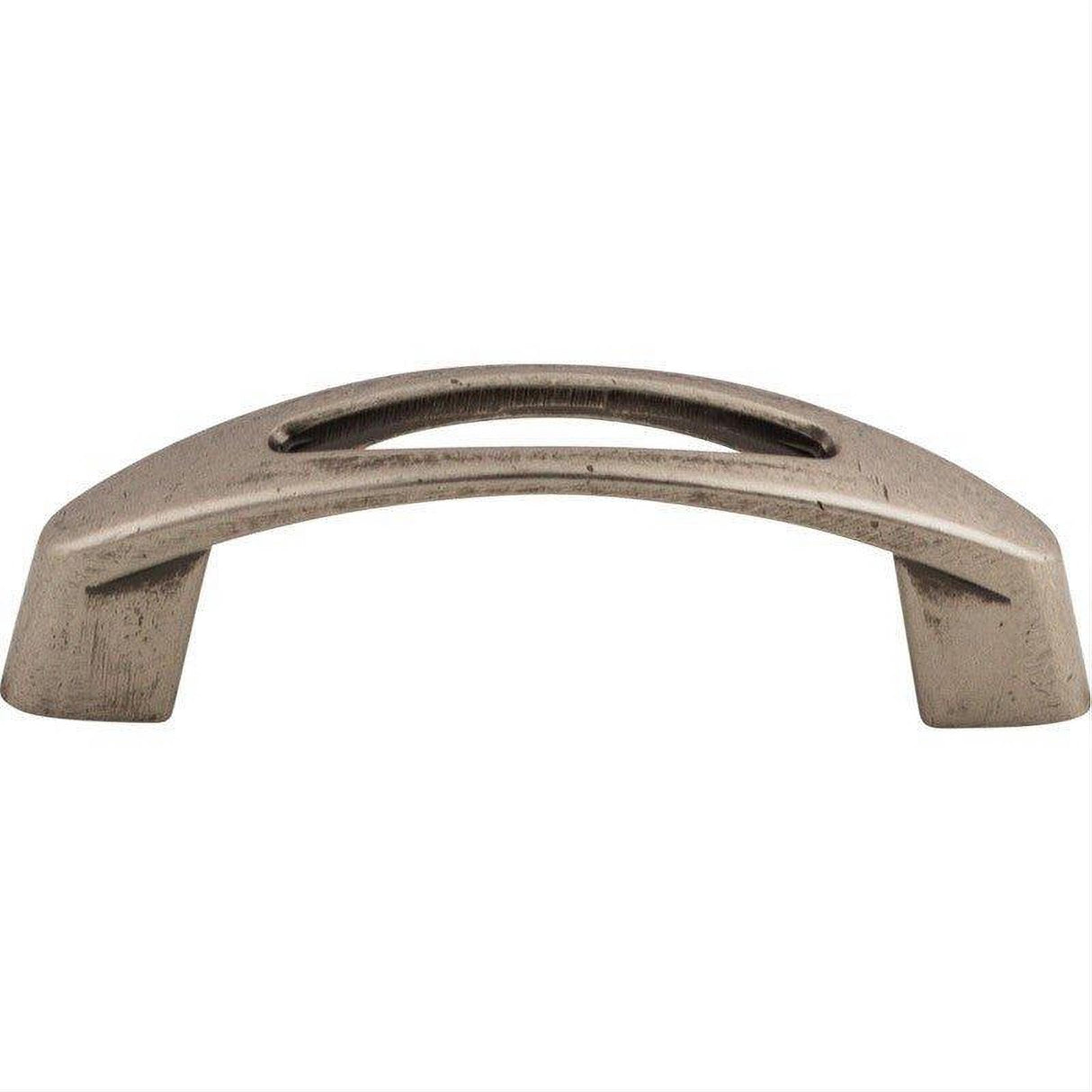 Top Knobs M1776 M17 Verona 3" Center to Center Arched Cabinet Pull Pewter Antique