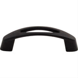 Top Knobs M1777 M17 Verona 3" Center to Center Arched Cabinet Pull Flat Black