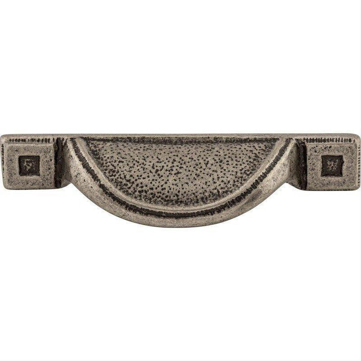 Top Knobs M1811 Inset Cup 2 1/2" Center to Center Cup Pull Cast Iron