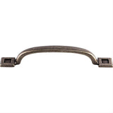 Top Knobs M1823 Square Inset 5 1/16" Center to Center Bar Pull Cast Iron