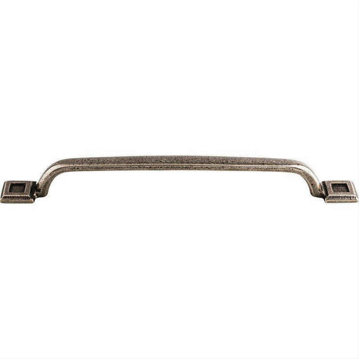Top Knobs M1824 Square Inset 8" Center to Center Bar Pull Cast Iron