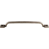 Top Knobs M1824 Square Inset 8" Center to Center Bar Pull Cast Iron