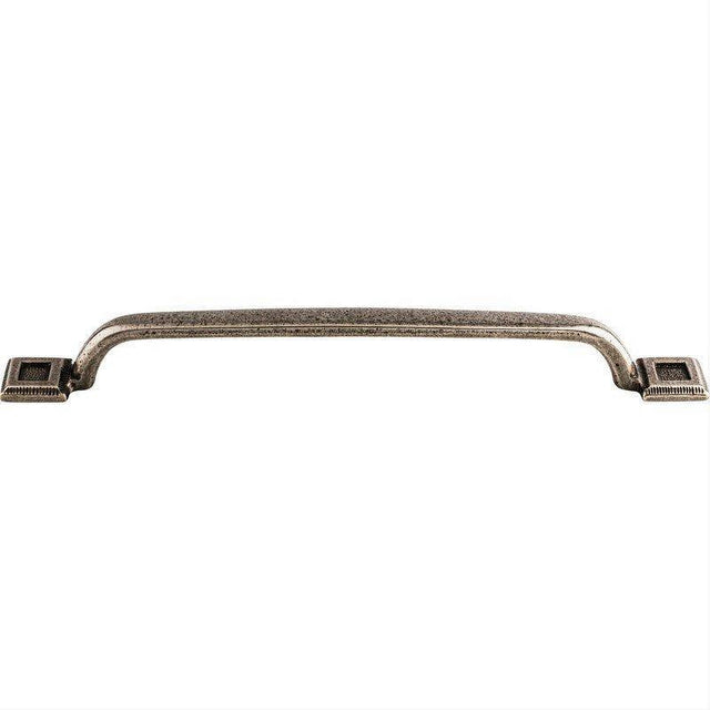 Top Knobs M1824 Square Inset 8" Center to Center Bar Pull Cast Iron