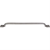 Top Knobs M1826 Square Inset 18" Center to Center Bar Pull Cast Iron