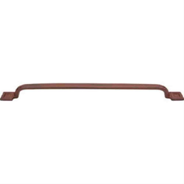 Top Knobs M1829 Square"Set Cabinet Pull 12" Center to Center True Rust