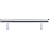 Top Knobs M1847 Hopewell Bar Cabinet Pull 3-3/4" Center to Center Polished Chrome