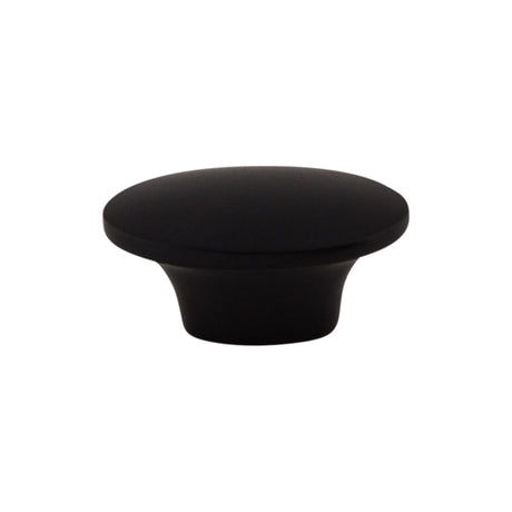 Top Knobs M1876 Dakota 1 1/2" Length Oval Cabinet Knob Flat Black