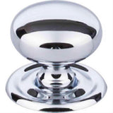 Top Knobs M1890 Victoria Knob 1-1/4" w/Backplate Polished Chrome