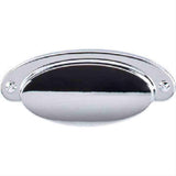 Top Knobs M1900 Dakota Cup Pull 2 9/16" Center to Center Polished Chrome