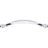 Top Knobs M1907 Angle Cabinet Pull 5-1/16" Center to Center Polished Chrome
