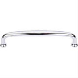 Top Knobs M1917 Charlotte Cabinet Pull 6" Center to Center Polished Chrome