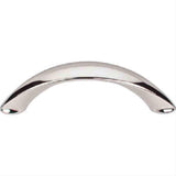 Top Knobs M1923 Arc Cabinet Pull 3" Center to Center Polished Nickel