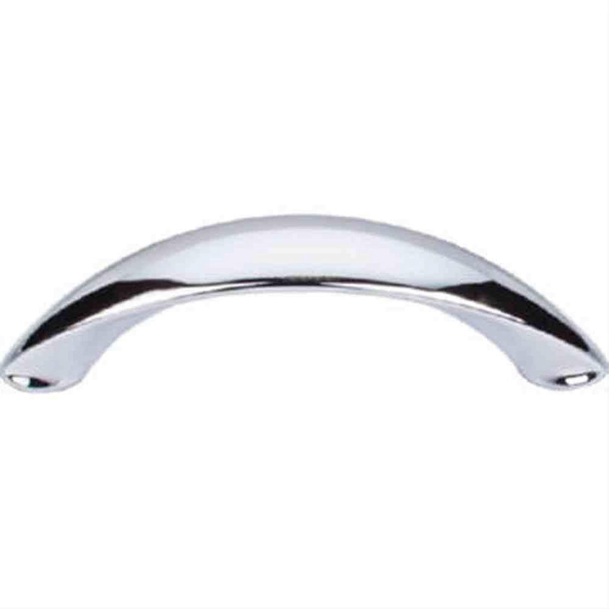 Top Knobs M1924 Arc Cabinet Pull 3" Center to Center Polished Chrome