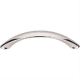Top Knobs M1927 Arc Cabinet Pull 4" Center to Center Polished Nickel