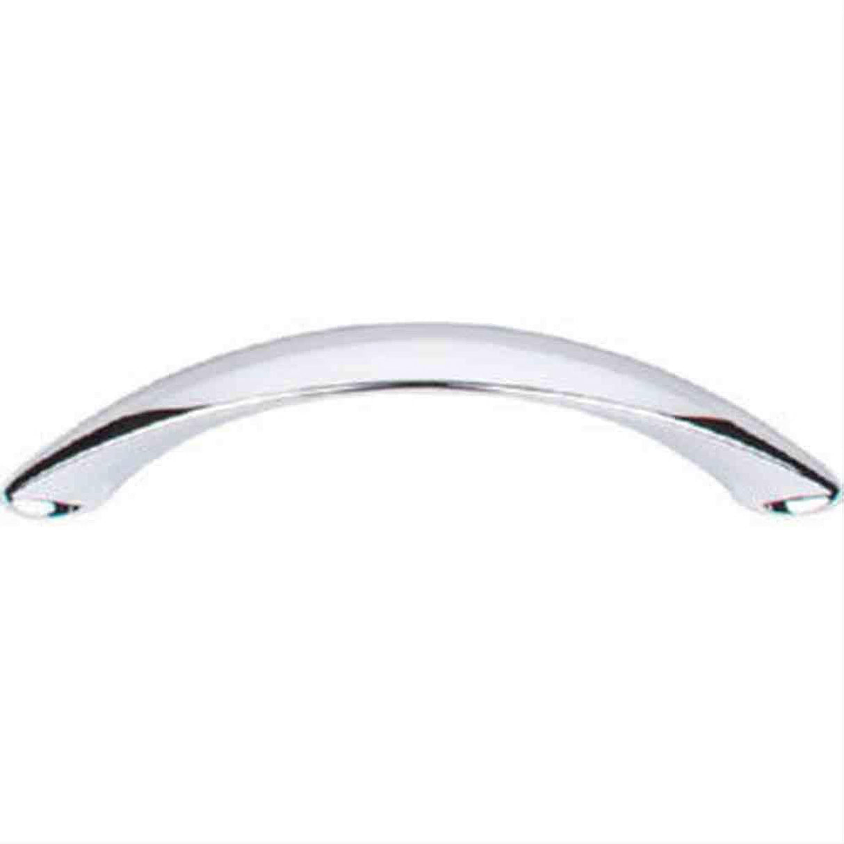 Top Knobs M1928 Arc Cabinet Pull 4" Center to Center Polished Chrome