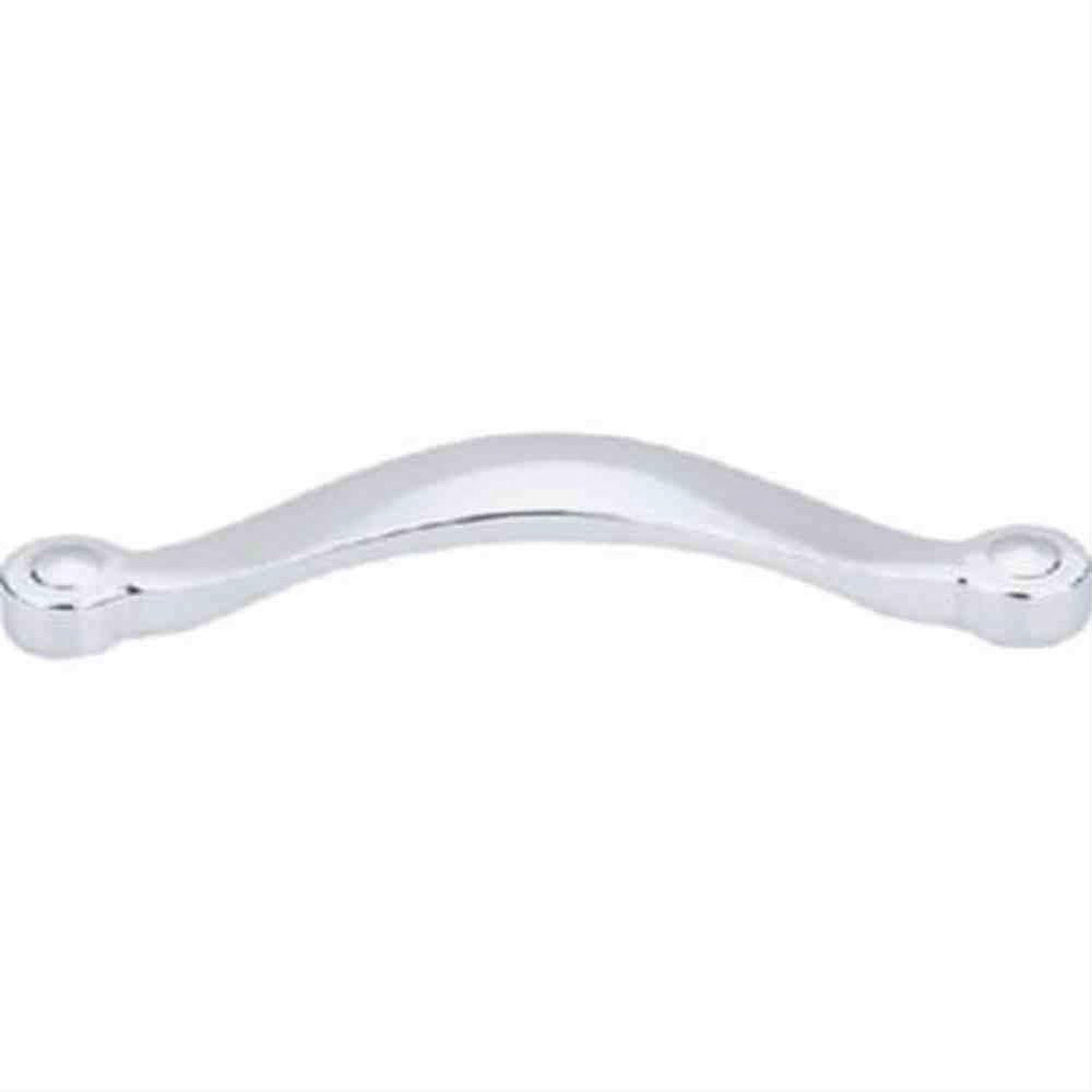 Top Knobs M1931 Saddle Cabinet Pull 5-1/16" Center to Center Polished Chrome