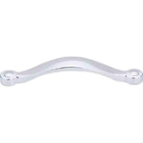 Top Knobs M1931 Saddle Cabinet Pull 5-1/16" Center to Center Polished Chrome