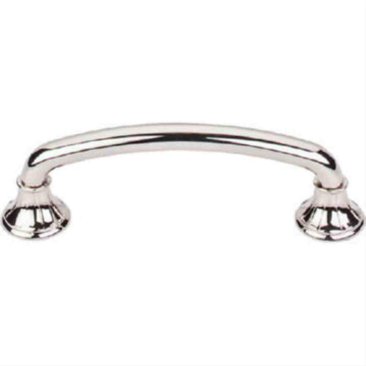 Top Knobs M1937 Lund Cabinet Pull 4" Center to Center Polished Nickel