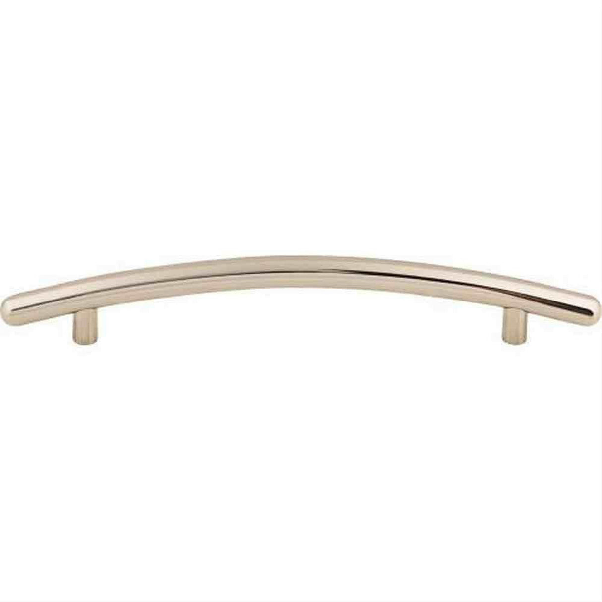 Top Knobs M1952 Curved Bar Cabinet Pull 6-5/16" Center to Center Polished Nickel