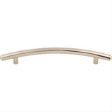 Top Knobs M1952 Curved Bar Cabinet Pull 6-5/16" Center to Center Polished Nickel